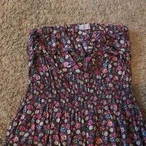 super simple strapless dress